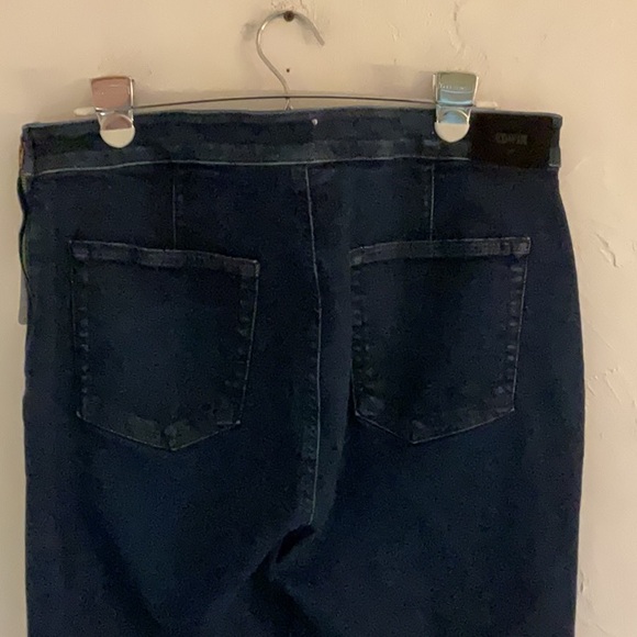 Free People Edwin Quietude Indigo Style Jeans, Size 34, Dark Blue, NWT, Bootcut - Picture 2 of 9